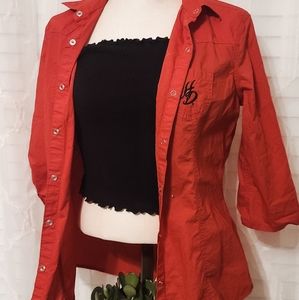 Harley Davidson Button Up